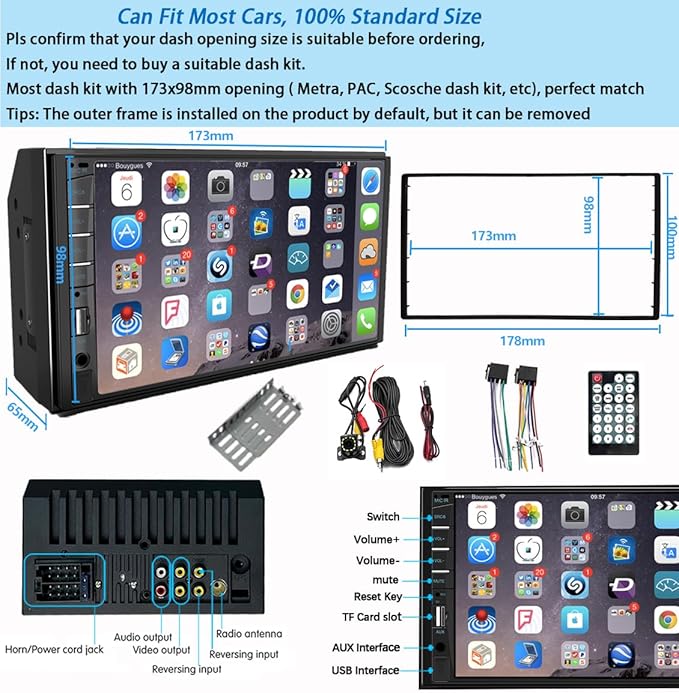 Naifay Car Stereo Double Din Radio - Image 5