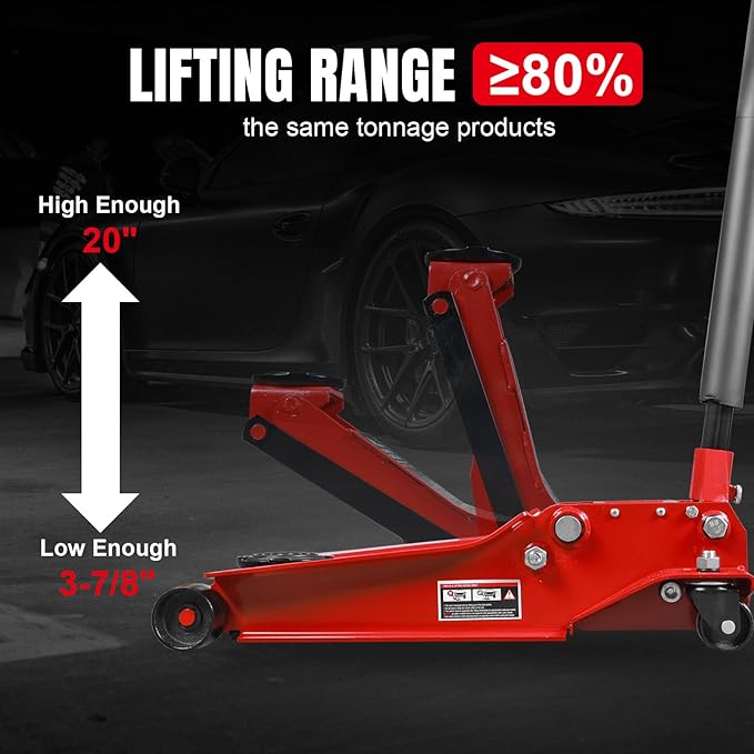 4 Ton Floor Jack Hydraulic Low Profile Floor Jack - Image 2