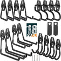 18 Pack Heavy Duty Garage Hooks, Utility Wall Mounted Storage System, by LUPYJI