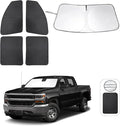 TINGLU Window Shades for Chevrolet/Chevy Silverado 2014-2019 Accessories Full by TINGLU