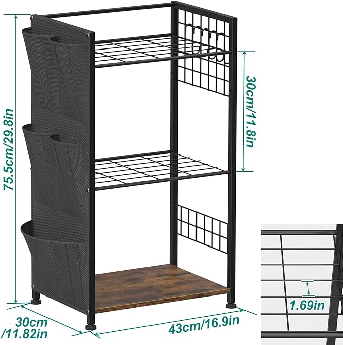 YBING Garden Tool Organizer, Yard Tool Stand - Image 2