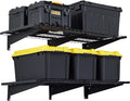 Garage Wall Shelving, Loads 700 lbs 24-inch-by-48-inch Heavy Duty Wall Shelves by WAREYEASY