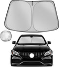 Windshield Sun Shade for 2015-2021 Mer-CED-ES-Ben-z C Class W205 C250 C300 C400 by Fonowka
