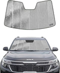 Windshield Sun Shade for Kia Seltos 2020-2024, Front Window Sunshade Shield by Pigenius