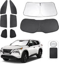 TINGLU Window Shades for Nissan Rogue 2021-2024 2025 Accessories Car Side Full by TINGLU