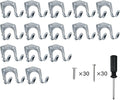 15 Pack Tool Hanger Hooks, Wall Mount Garage Garage Shed Hooks Heavy Duty by MELODYING