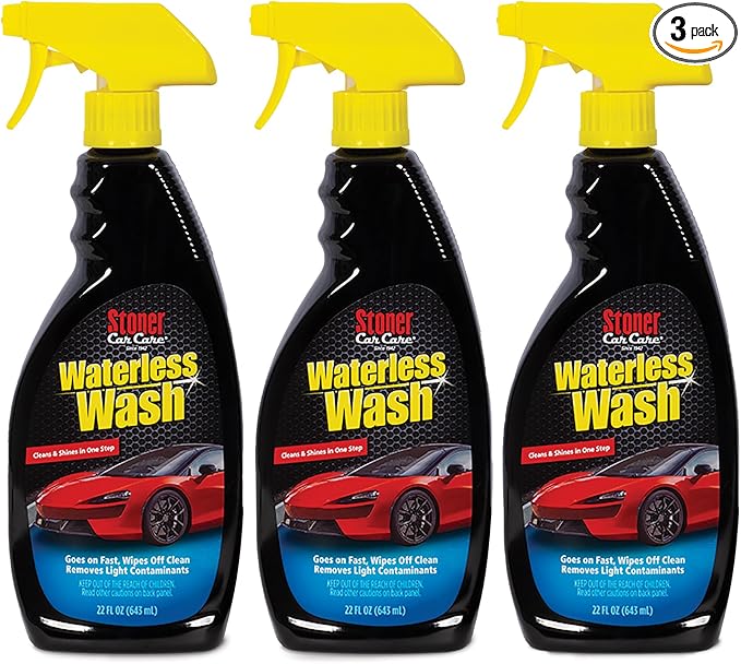 Stoner Car Care 92604-3PK Waterless Wash Car Detailing Spray – Safe, by StonerCarCare