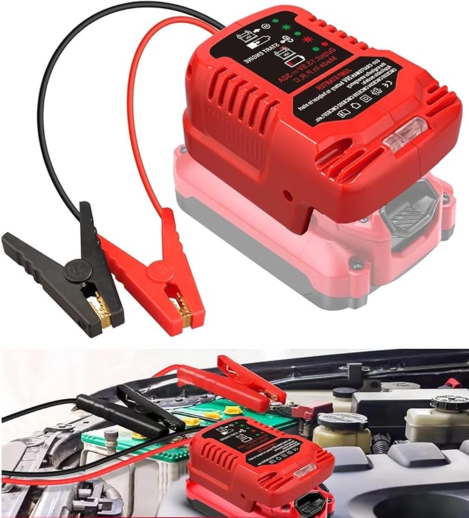 Car Jump Starter Adapter for Craftsman 20V Battery, 12V Portable Car Jump by MAKBOS