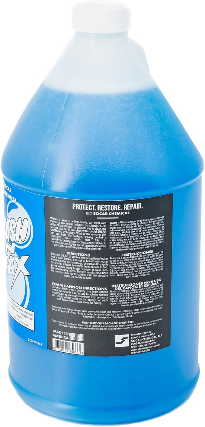 SOCAR Wash N Wax Car Wash Soap - Image 8