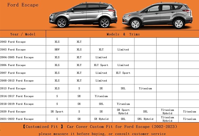 Kayme 6 Layers SUV Car Cover Custom Fit - Image 6