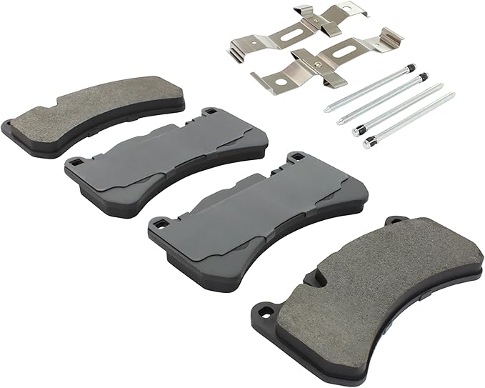 Premium Semi-Metallic Front Brake Pads Compatible - Image 2