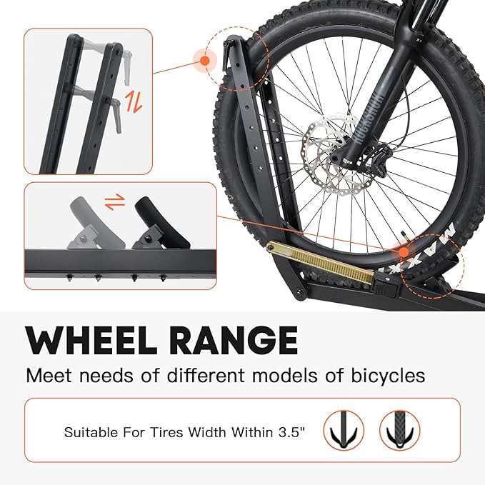 MagRack X2 Hitch 2 Ebike Rack, 150 lbs Capacity Electric Bike Carrier - Image 4