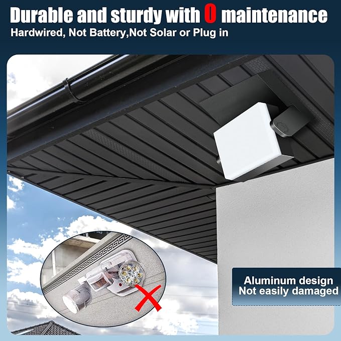 40W LED Outdoor Wall Light, 5000K Daylight Waterproof Floodlights, 360 ° - Image 6