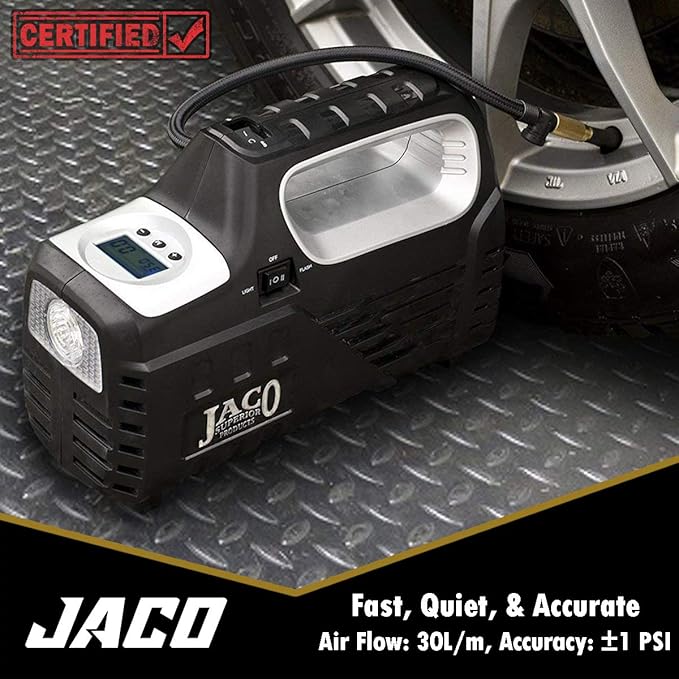 JACO SmartPro 2.0 AC/DC Digital Tire Inflator Pump - Image 2