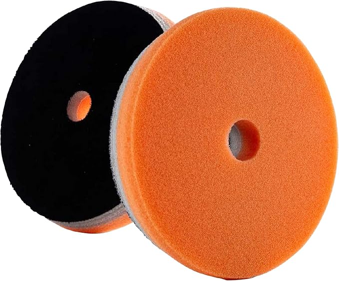 Lake Country 6.5" HDO Orange Foam Polishing Pad – Premium Heavy Duty Orbital by LakeCountryManufacturing