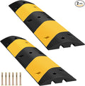 Rengue 39.3" Rubber Speed Bump, Humps Rated 66000 LBS Load Capacity, Speed Humps by Rengue