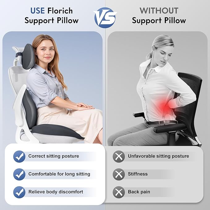 FLORICH Seat Cushion and Lumbar Support Pillow - Image 5