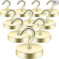 Neosmuk Magnetic Hooks, Cruise Ship Essentials, 100lb+ Heavy Duty Magnetic Hooks by Neosmuk