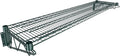 14" x 60" Green Epoxy Wire Wall Mount Shelf by Krollen+Industrial