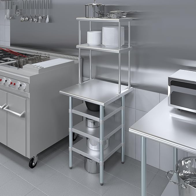 Amgood 24" x 24" Stainless Steel Work Table - Image 4