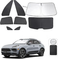 TINGLU Window Shades for Porsche Macan 2014-2024 Accessories Car Side Full by TINGLU