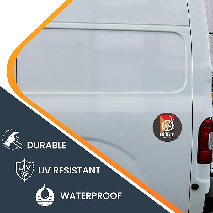 Magnet Me Up Customizable 30 Mil Round Magnet- 5” Weatherproof Car Magnet - Image 3