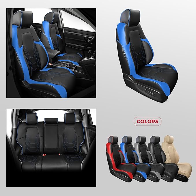 FREESOO CRV Seat Covers Full Set, - Image 8