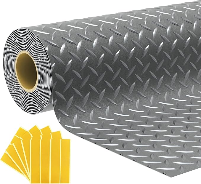 7.5x20 FT Garage Floor Mat, 2.8mm Thickened Flooring Roll by Lanbos