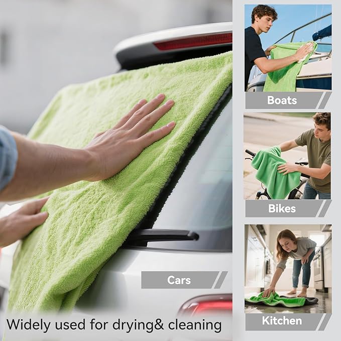 1400GSM Car Drying Towel, Microfiber Towels - Image 6