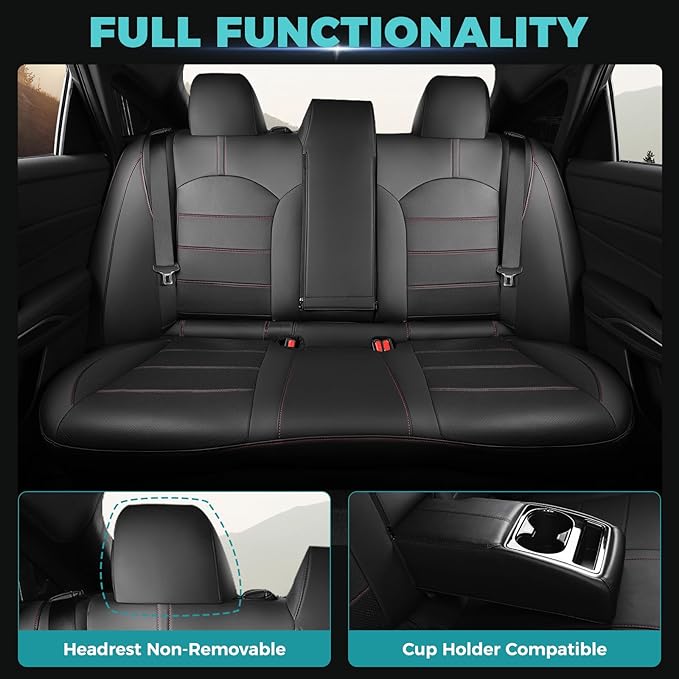 for Toyota Camry Seat Covers LE SE SE Nightshade 2018 2019 2020 2021 2022 2023 - Image 5