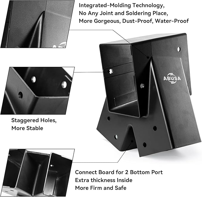 Heavy Duty Swing Sets Brackets Including 2 Black A-Frame Swing Set Brackets and - Image 2