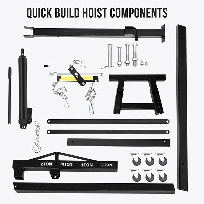2 Ton Hydraulic Engine Hoist - Image 7