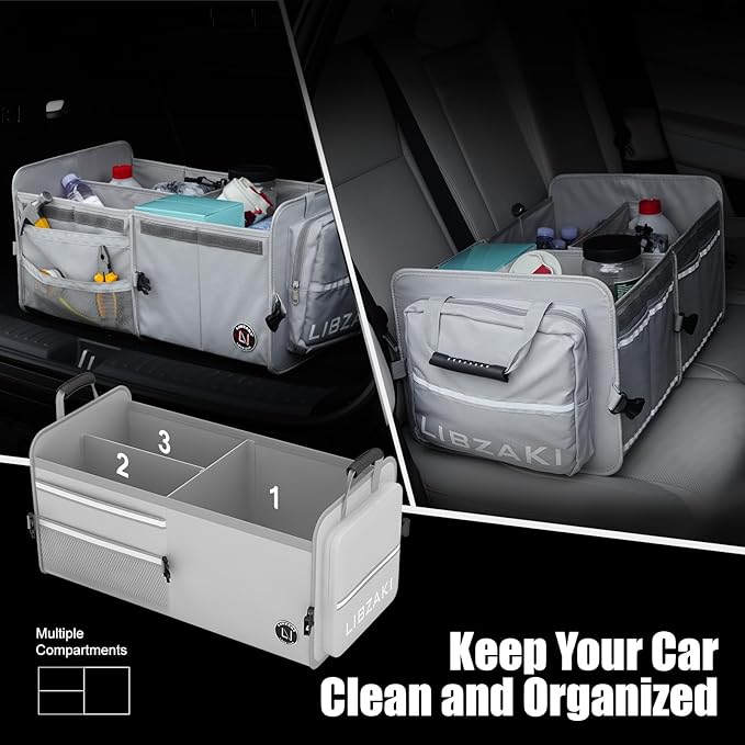 LIBZAKI Car Trunk Storage Organizer - Image 7
