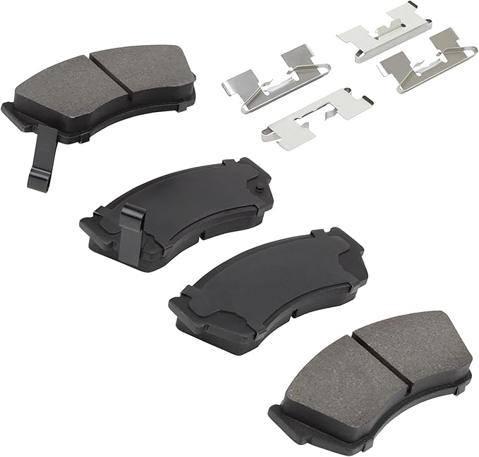 Premium Semi-Metallic Front Brake Pads Compatible - Image 2