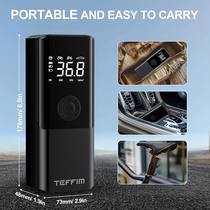 Tire Inflator Portable Air Compressor - Image 5