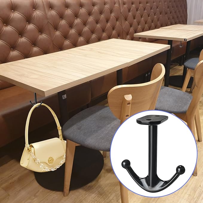 Ball Two Prong Ceiling Hook for Closet Top Bathroom Kitchen Cabinet Garage Pack - Image 7