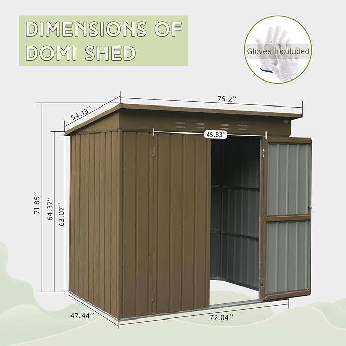 IKERY Metal Storage Shed - Image 7