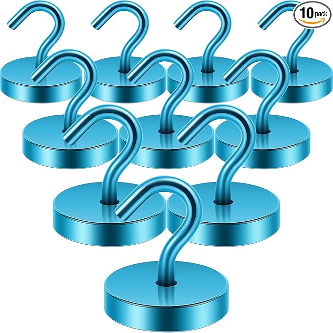 Neosmuk Magnetic Hooks, Cruise Ship Essentials, 120lb+ Heavy Duty Magnetic Hooks by Neosmuk