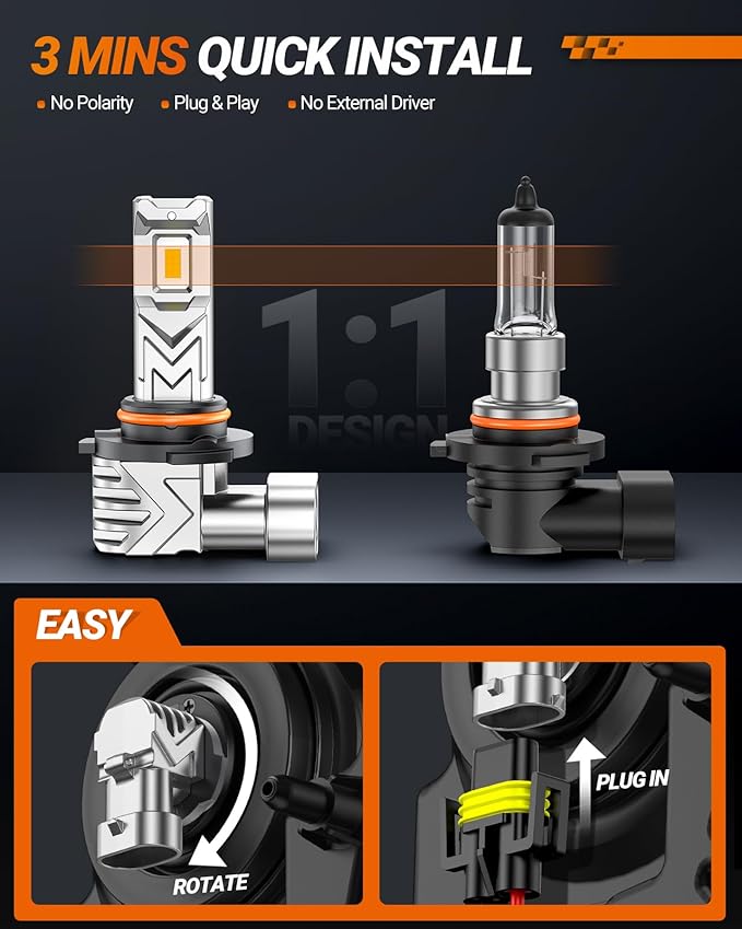 SEALIGHT H10 9140 9145 LED Fog Light Bulbs, 000LM 800% Brighter H10 LED Fog - Image 4