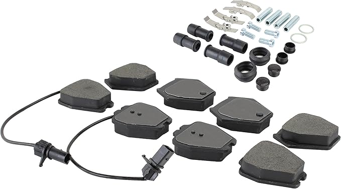 Premium Semi-Metallic Front Brake Pads Compatible - Image 2