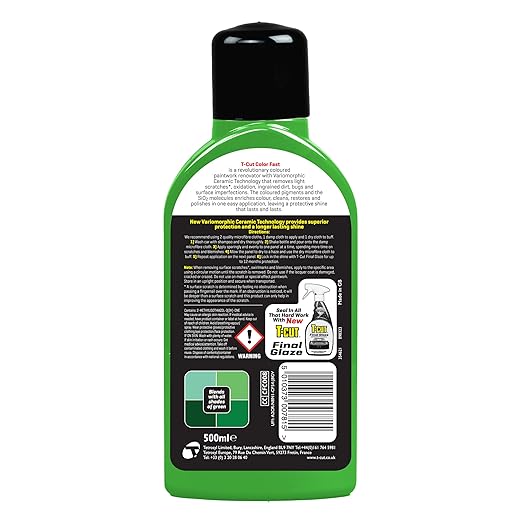 T-Cut Dark Green Scratch Remover Color Fast Paintwork Restorer Car Polish - Image 2