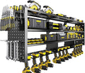 Large Power Tool Organizer Wall Mount, 4 Layer 49" W Heavy Duty Metal Tool by Unknown
