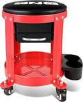 DNA Motoring TOOLS-00197 Round Mechanics Roller Seat Creeper Stool by DNAMOTORING-Tools
