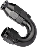 EVIL ENERGY 4AN 180 Degree PTFE One Piece Full Flow End Hose Fitting Aluminum by EVILENERGY