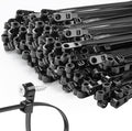 1000 PCS 14 inch Black Zip Ties by MasiStranth