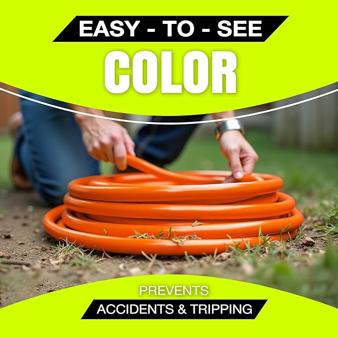 10ft Outdoor/Indoor Extension Cord 10/3 Gauge Ultra Heavy Duty 3 Prong SJTW - Image 5