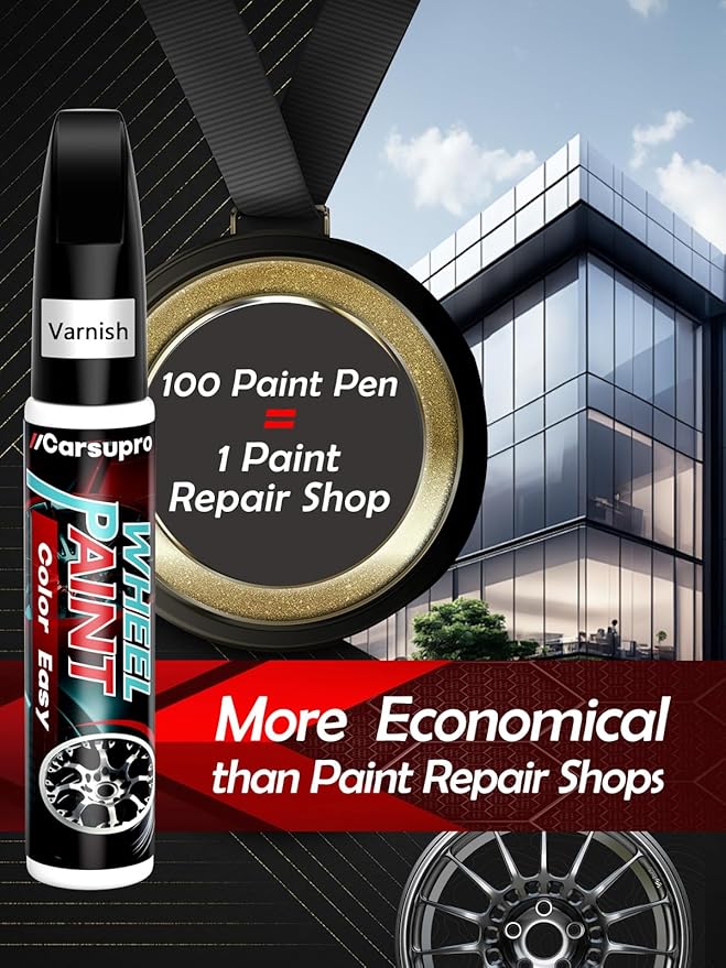 Silver wheel Touch Up Paint Wheel Scratch Repair Pen Car Rim Paint Pen Quick - Image 5