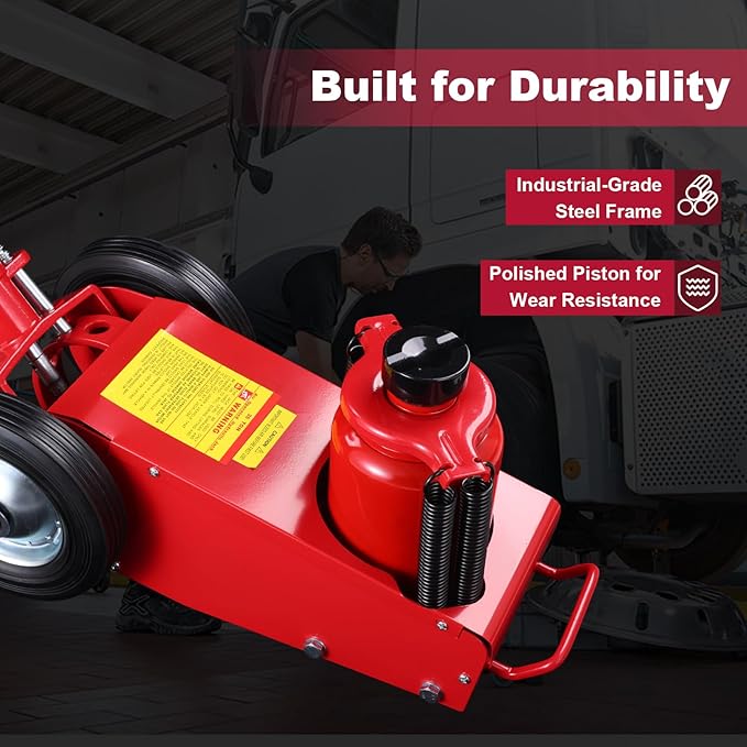 Stark USA Heavy Duty 35-Ton Air Hydraulic Floor Jack - Image 3