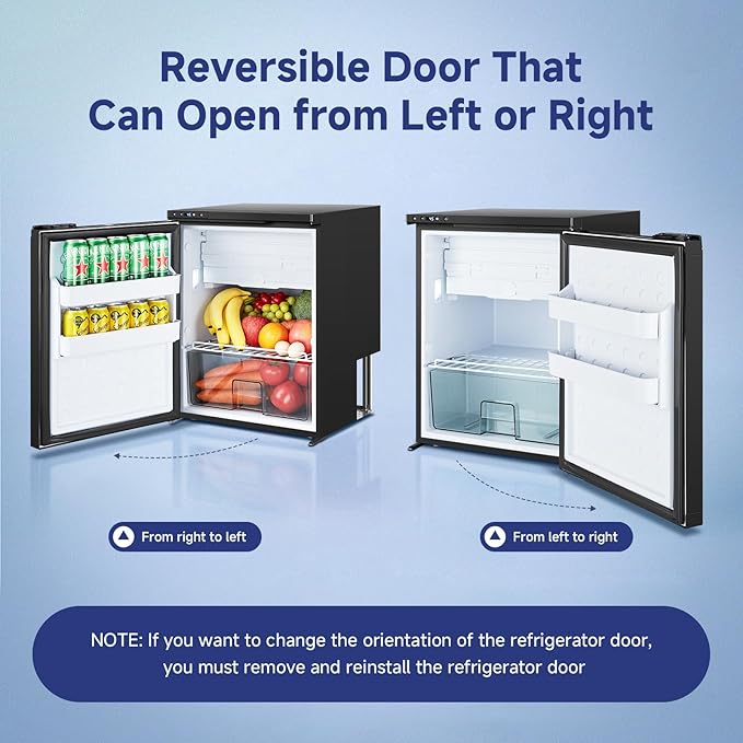 BODEGACOOLER 12 Volt Refrigerator, RV Refrigerator APP Control, 65L RV Fridge - Image 6