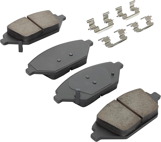 Premium Ceramic Front Brake Pads Compatible - Image 2